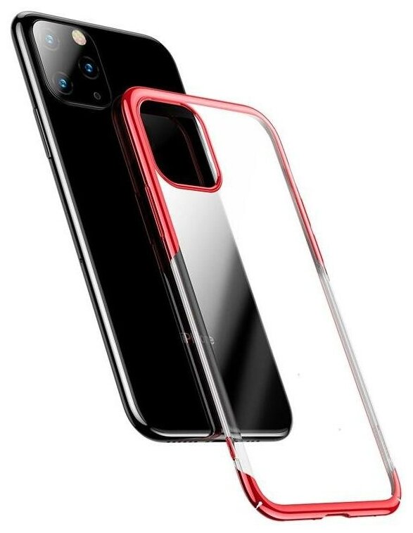 Чехол-накладка Baseus Glitter Case (WIAPIPH65S-DW09) для iPhone 11 Pro Max (Red)