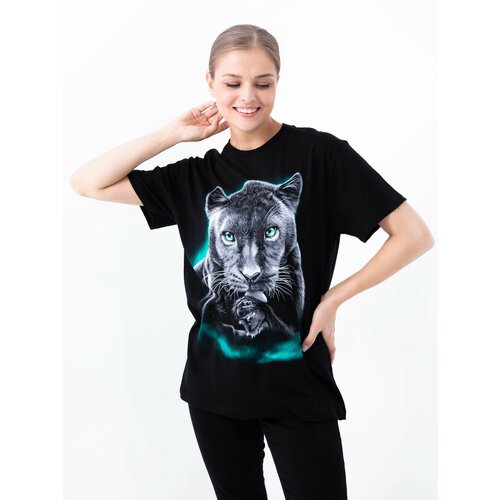 фото Футболка размер 50, черный нет бренда