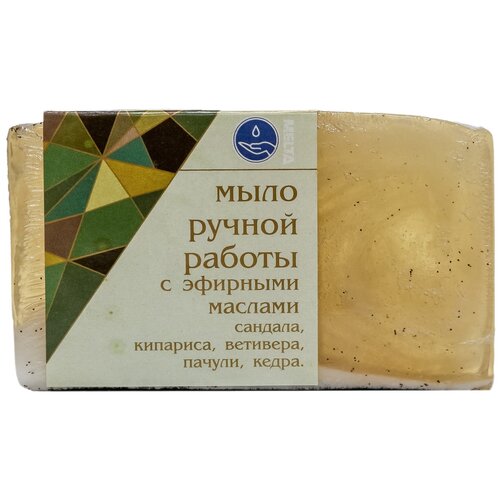 Melta Мыло ручной работы с эфирными маслами древесное 100гр (Melta)