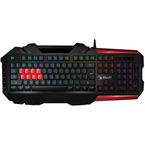 Клавиатура A4Tech Bloody B3590R черныйкрасный 534300₽