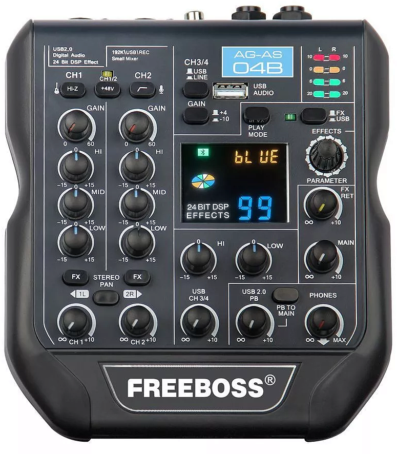 Микшерный пульт FREEBOSS AG-AS04B