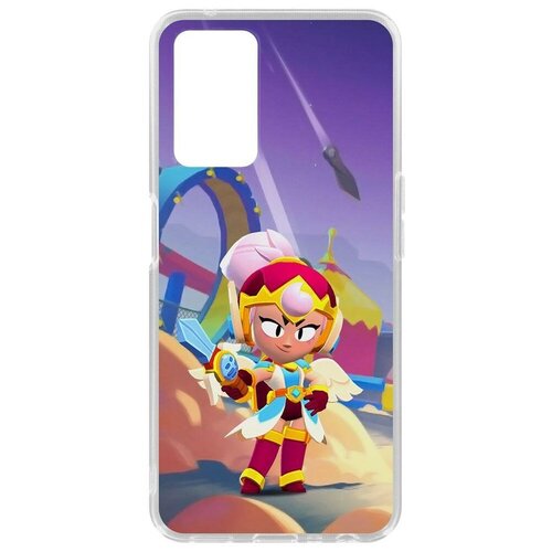 Чехол-накладка Krutoff Clear Case Brawl Stars-Валькирия Джанет для Oppo A96