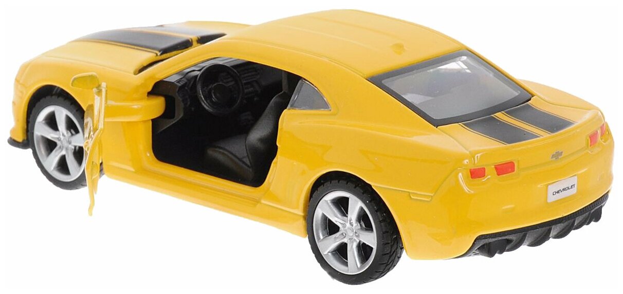Инерционная машина Технопарк Chevrolet Camaro цвет желтый - фото №2