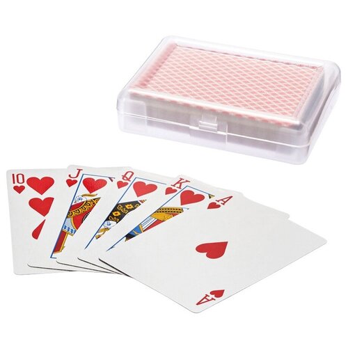 Карточная игра Reno в чехле, прозрачный/красный 55 шт карточная игровая колода из маннадия scareclaw yugioh