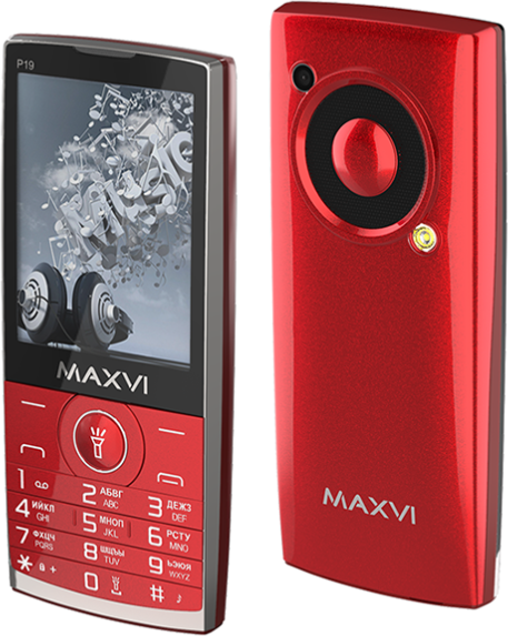 Мобильный телефон Maxvi P19 Красный