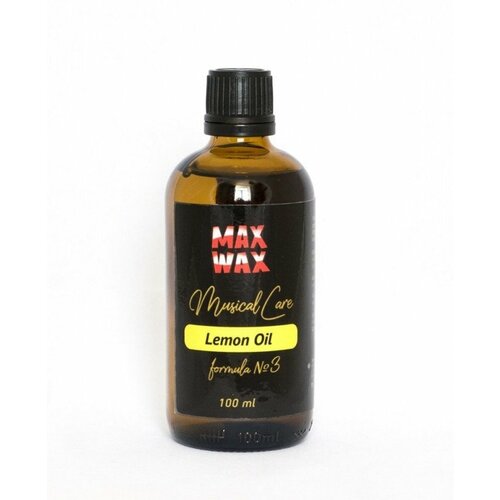 Лимонное масло MAX WAX Lemon Oil для накладки грифа, 100 мл - MAX WAX