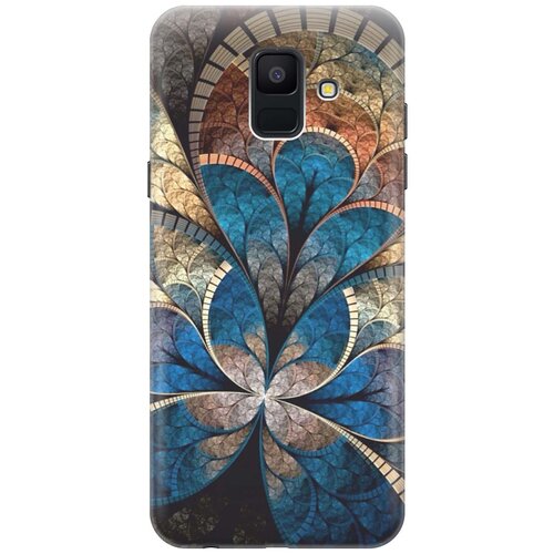 фото Gosso ультратонкий силиконовый чехол-накладка для samsung galaxy a6 (2018) с принтом "великолепный век"