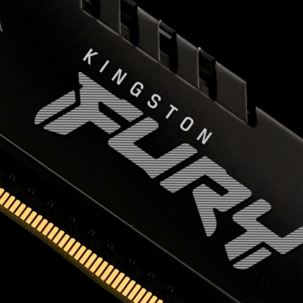 Модуль памяти KINGSTON Fury Beast Black DDR4 - 8ГБ 3200, DIMM, Ret - фото №5