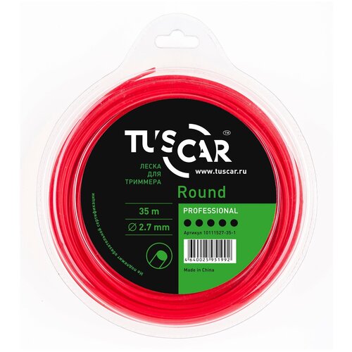 фото Леска для триммера tuscar round professional, 2.70мм* 35м, 10111527-35-1