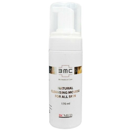 Bio Medical Care натуральный очищающий мусс для всех типов кожи  Natural Cleansing Mousse For All Skin, 170 мл, 220 г