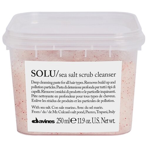 Купить Davines Essential Haircare Solu Скраб с морской солью, 250 мл