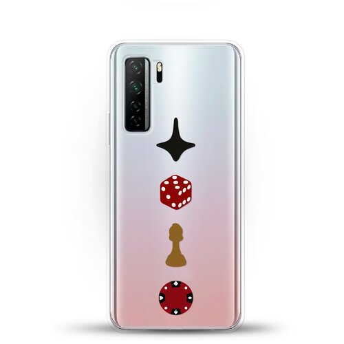 фото Силиконовый чехол начало на huawei nova 7 se andy & paul