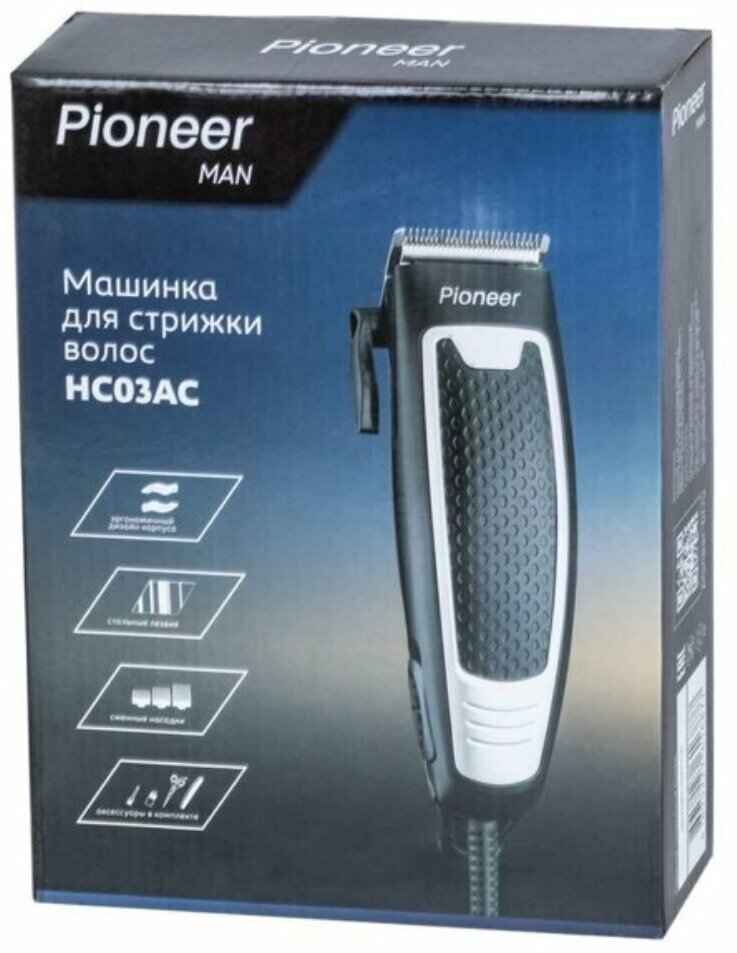 Машинка для стрижки Pioneer, HC03AC, сетевая, 10 Вт - фотография № 11