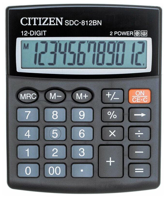 Калькулятор Citizen SDC812BN