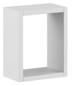 Клик Мебель Полка Мадера, 200х120х250, Белый