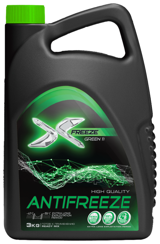 Антифриз X-Freeze Green 3кг 430206094