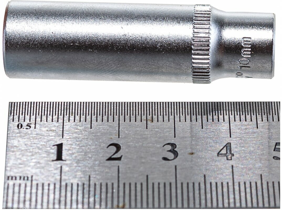 Головка торцевая глубокая 12-гранная 1/4 DR 10 мм Thorvik FS31410 - фотография № 6