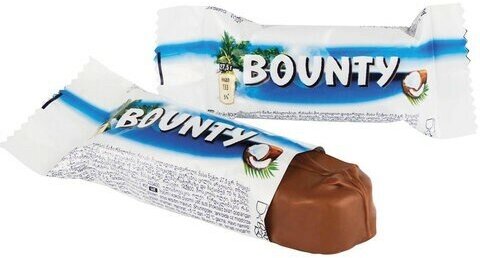 Батончики мини BOUNTY "Minis" с мякотью кокоса в шоколаде 1 кг, 56727