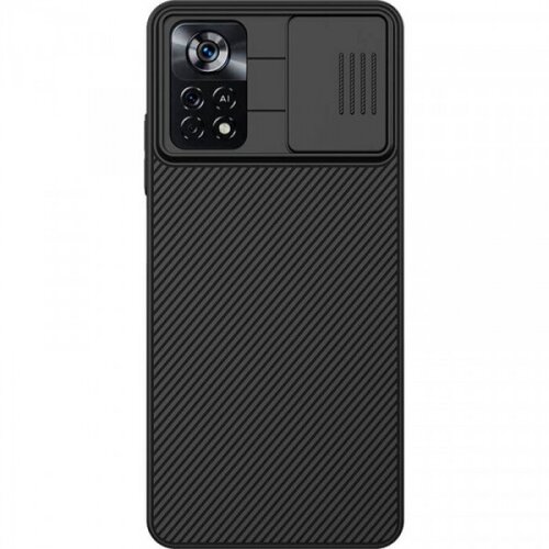 противоударный чехол с защитой камеры nillkin camshield case для oneplus ace 5g 10r 5g черный Nillkin CamShield Пластиковый чехол с защитой камеры для Xiaomi Poco X4 Pro 5G