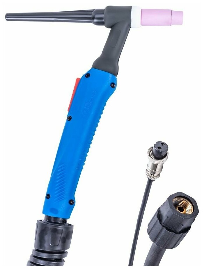 Varteg Горелка TIG-26 4м (разъем М16 с кнопкой пр-во FoxWeld/КНР)