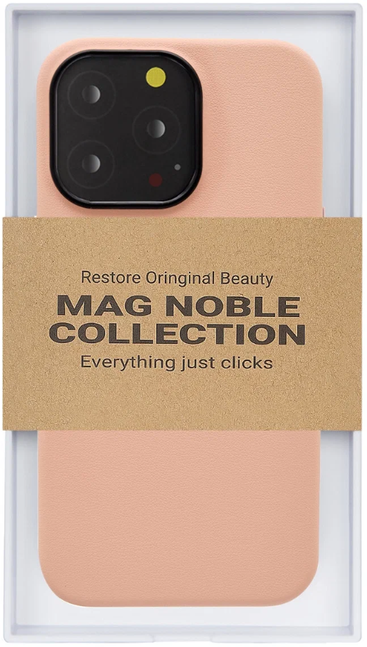 Чехол с MagSafe для iPhone 12 MAG NOBLE COLLECTION - Розовый