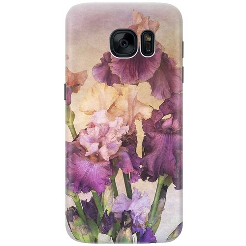 RE: PAЧехол - накладка ArtColor для Samsung Galaxy S7 с принтом Фиолетовые цветы
