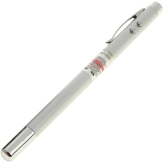 Указка лазерная Beifa , радиус 200 м, красный луч, LED-фонарь, указка, магнит, ручка, футляр, TP-RP-18