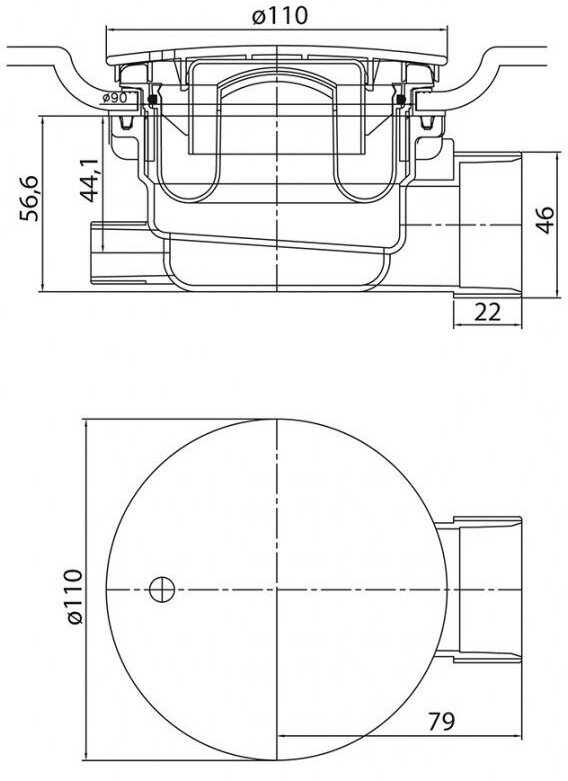 Cezares Душевой поддон Cezares TRAY-A-P-90-15-W0 акриловый, белый - фотография № 3