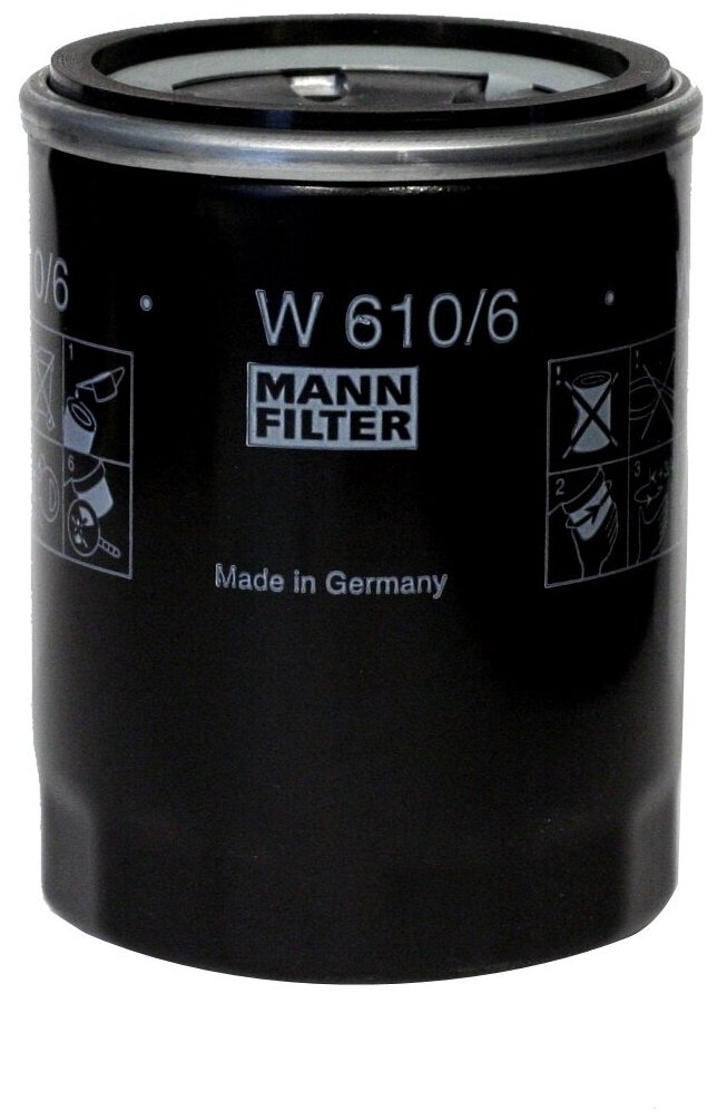Масляный фильтр MANN-FILTER W 610/6