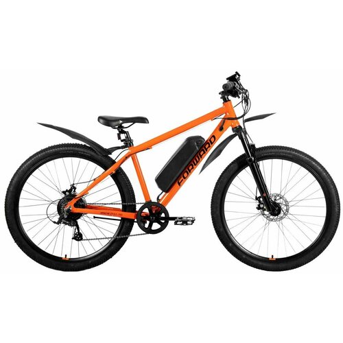 Электровелосипед Forward Apache 29 E-500 год 2022 цвет Оранжевый-Черный ростовка 21 8519000₽