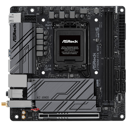 Материнская плата ASROCK Z790M-ITX WIFI (LGA1700, mini-ITX)