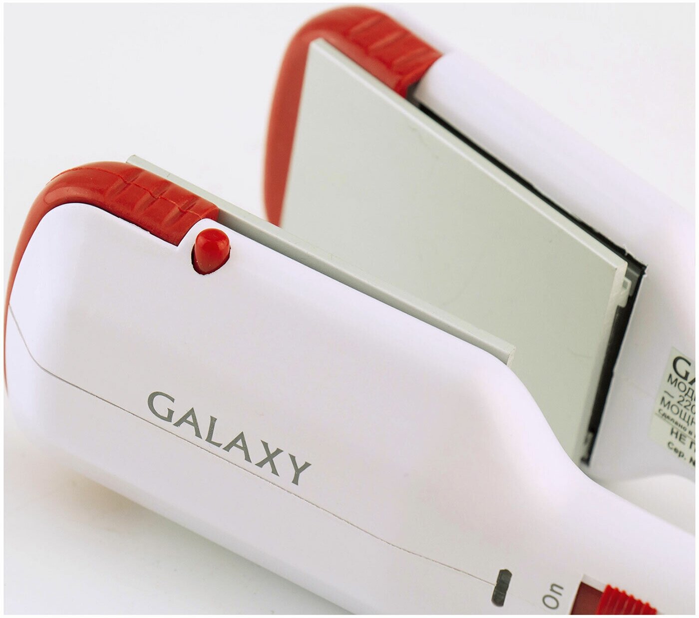 Щипцы GALAXY GL4515 40 белый красный - фото №2
