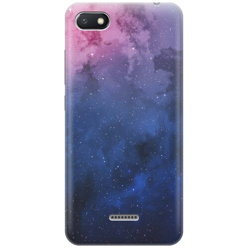 фото Gosso ультратонкий силиконовый чехол-накладка для xiaomi redmi 6a с принтом "звездное зарево"