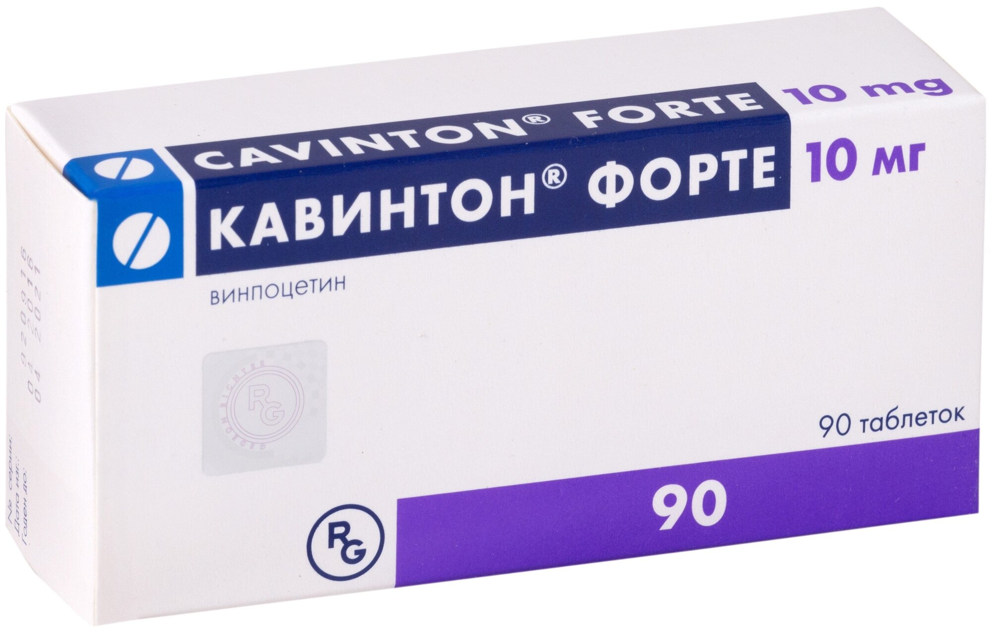 Кавинтон Форте таб., 10 мг, 90 шт.