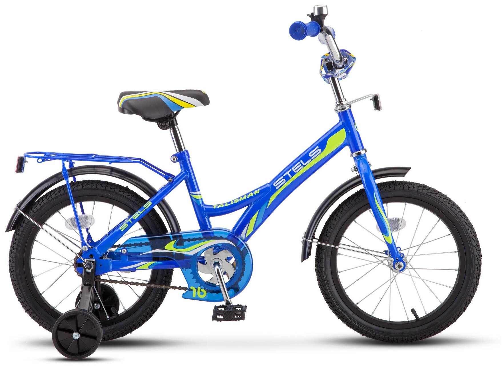 Велосипед 14 детский stels talisman (2018) количество скоростей 1 рама сталь 9,5 синий