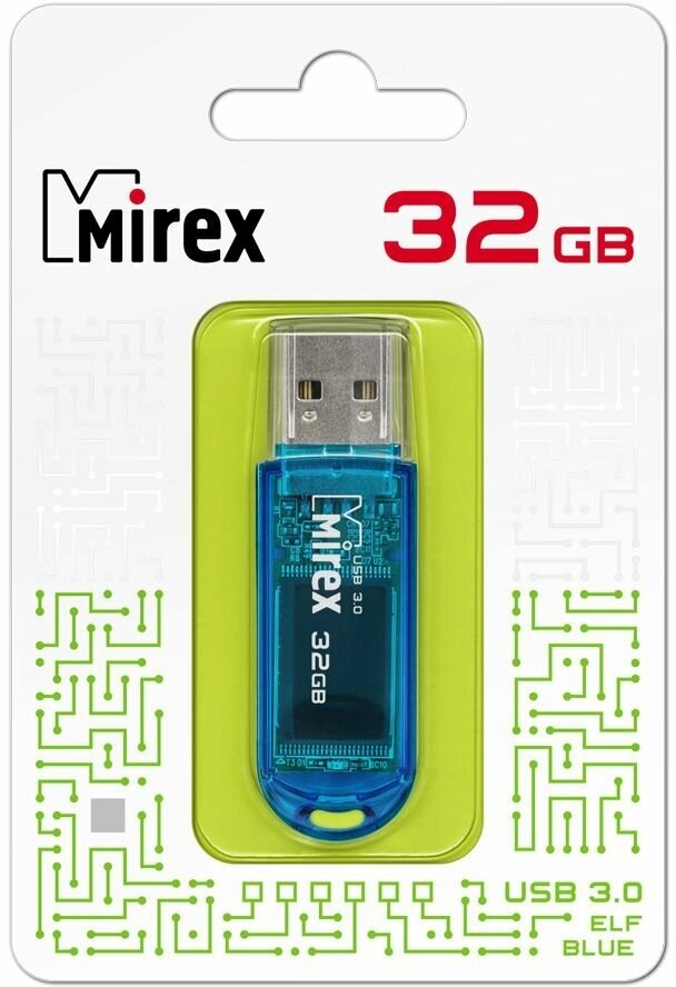 Флешка USB 3.0 Flash Drive MIREX ELF BLUE 32GB