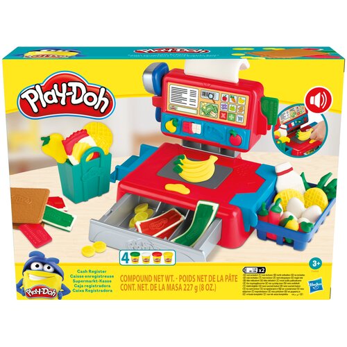 Масса для лепки Play-Doh Касса (E68905L0) 4 цв. масса для лепки play doh kitchen creation любимые блюда тако e7447 4 цв