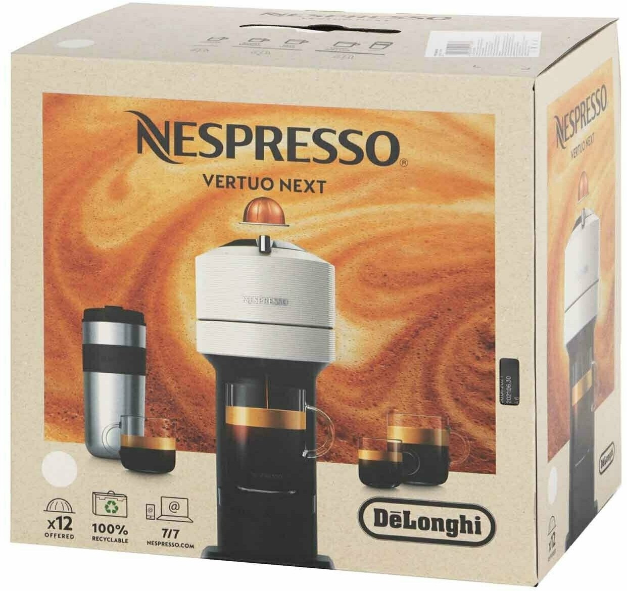 Капсульная кофеварка DeLonghi Nespresso Vertuo ENV120.GY, цвет: черный - фотография № 10