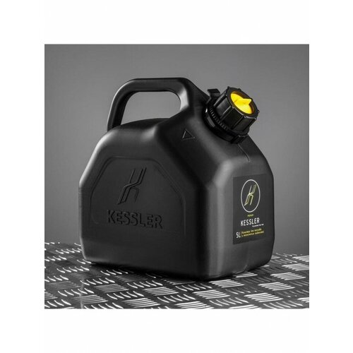 Канистра ГСМ Kessler premium, 5 л, пластиковая, чёрная канистра kessler 6 2 5 л для топлива масла
