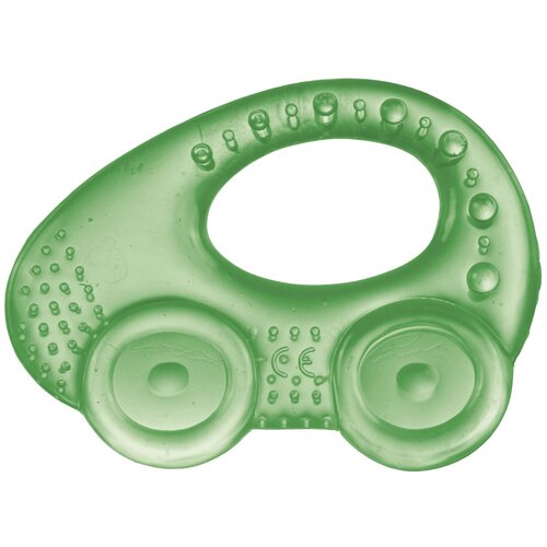 Прорезыватель Canpol Babies Water teether Car 2/207, зеленый прорезыватель canpol babies soft bite teether transparent 9 501 розовое дерево