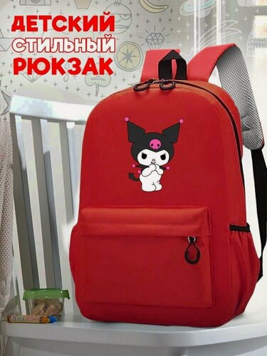 Изображение товара Школьный красный рюкзак с принтом Аниме Onegai My Melody - 107