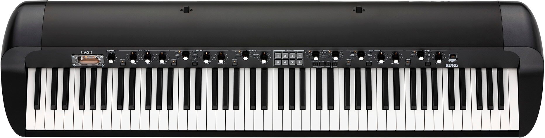 KORG SV2-88 сценическое цифровое пианино, 88 клавиш RH3 цвет чёрный