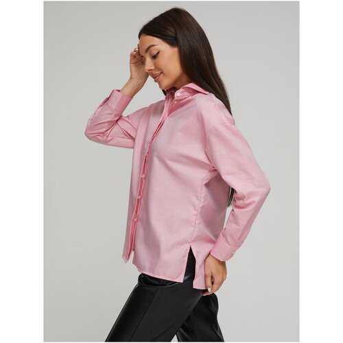 Рубашка COLLETTO NUOVO, размер 44, розовый
