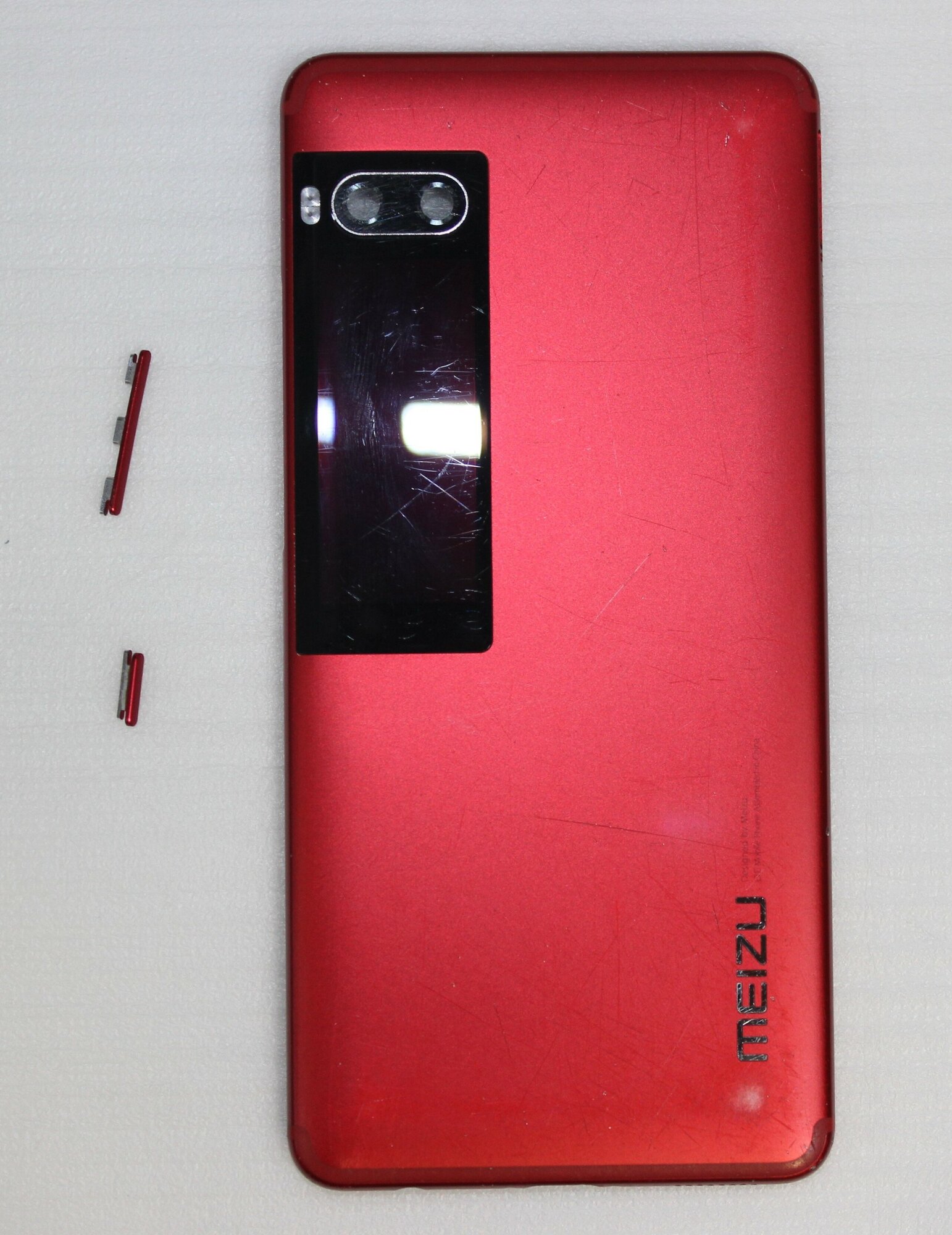 Корпус задняя крышка для Meizu Pro 7 красный