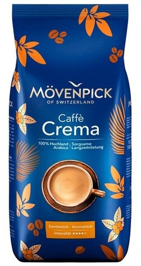 Кофе в зёрнах MOVENPICK CAFFE CREMA, 1 кг