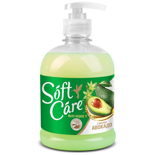 Romax Мыло жидкое Soft Care с маслом авокадо, 500 г