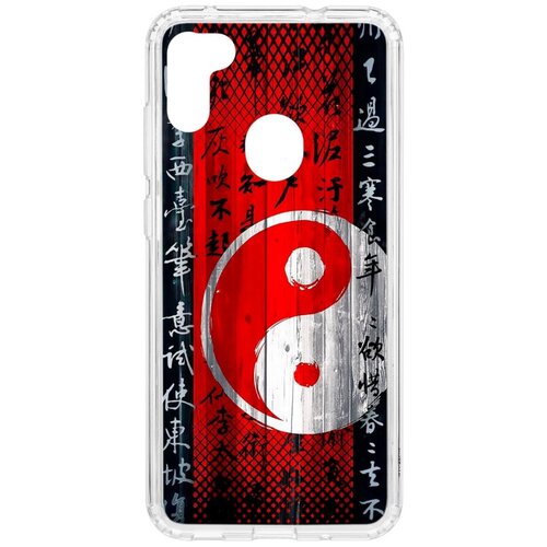 фото Чехол на samsung galaxy m11 kruche print инь ян