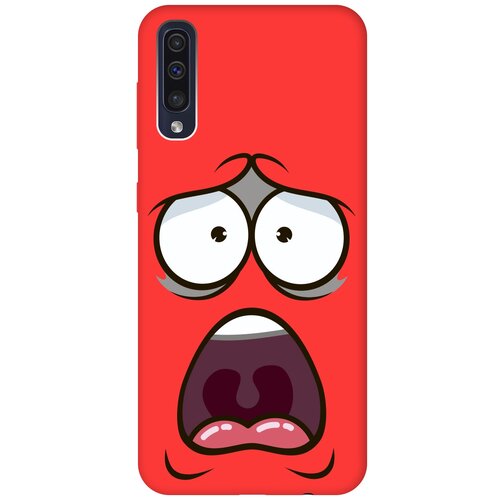 фото Re:pa чехол - накладка soft sense для samsung galaxy a50 / a50s / a30s с 3d принтом "fear" красный
