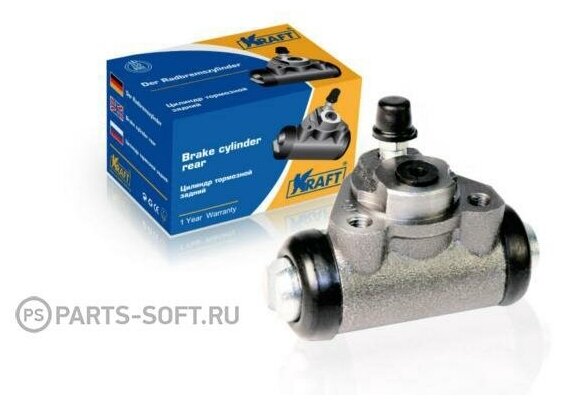 KRAFT KT028400 Цилиндр тормозной задний ВАЗ 2105 2108 Kraft