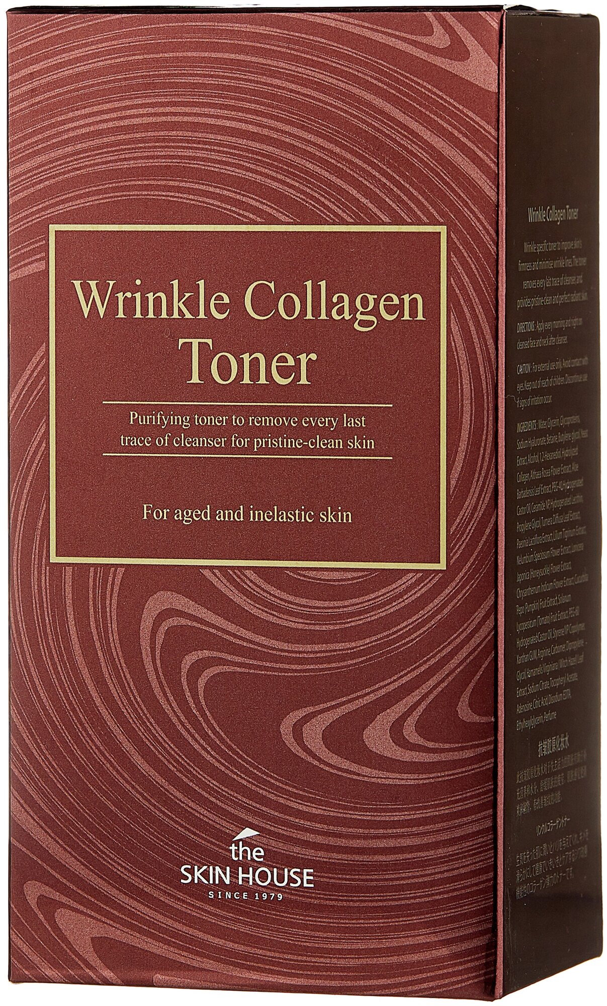 Антивозрастной тонер с коллагеном "Wrinkle Collagen", 130мл, The Skin House